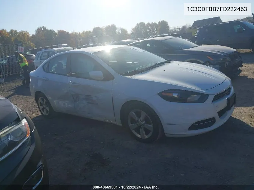 1C3CDFBB7FD222463 2015 Dodge Dart Sxt