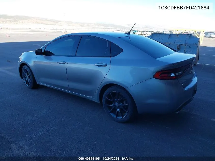 1C3CDFBB7FD421884 2015 Dodge Dart Sxt