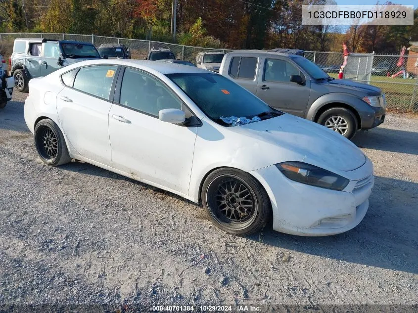 1C3CDFBB0FD118929 2015 Dodge Dart Sxt