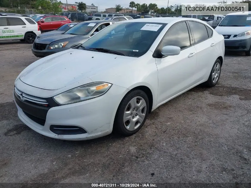 1C3CDFAA7FD300541 2015 Dodge Dart Se