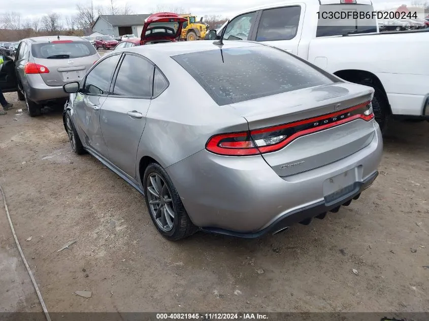 1C3CDFBB6FD200244 2015 Dodge Dart Sxt