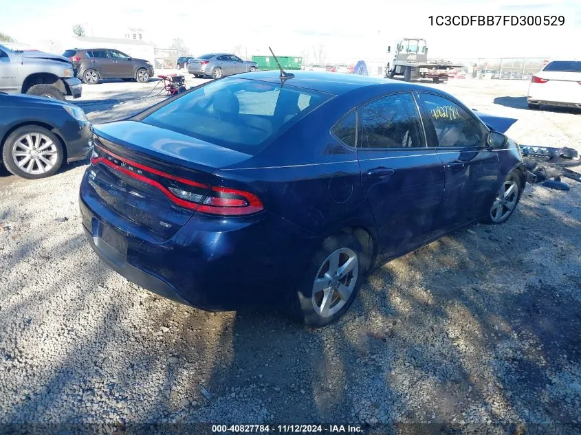 2015 Dodge Dart Sxt VIN: 1C3CDFBB7FD300529 Lot: 40827784