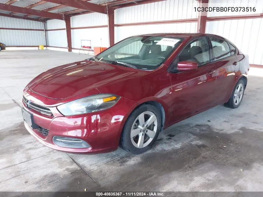 2015 Dodge Dart Sxt VIN: 1C3CDFBB0FD373516 Lot: 40835367