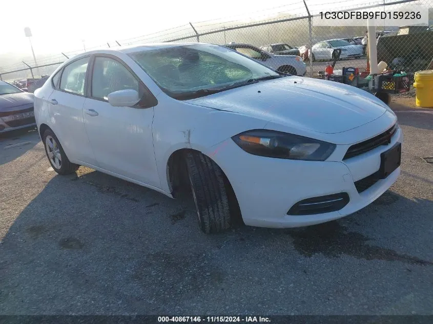 2015 Dodge Dart Sxt VIN: 1C3CDFBB9FD159236 Lot: 40867146