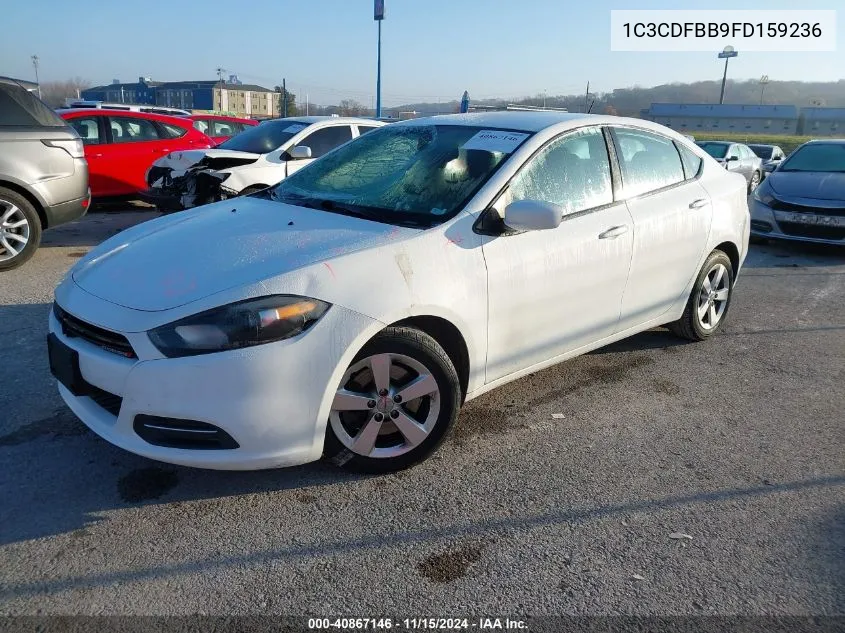 2015 Dodge Dart Sxt VIN: 1C3CDFBB9FD159236 Lot: 40867146