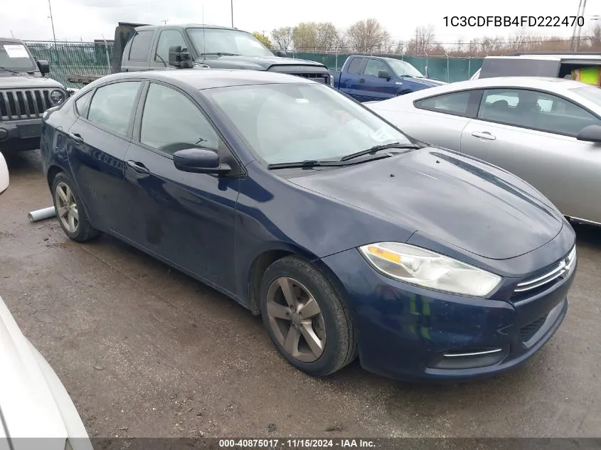 2015 Dodge Dart Sxt VIN: 1C3CDFBB4FD222470 Lot: 40875017