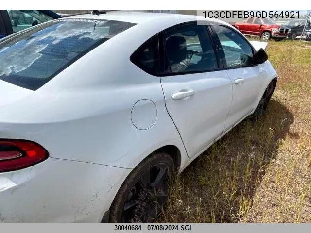 1C3CDFBB9GD564921 2016 Dodge Dart Sxt