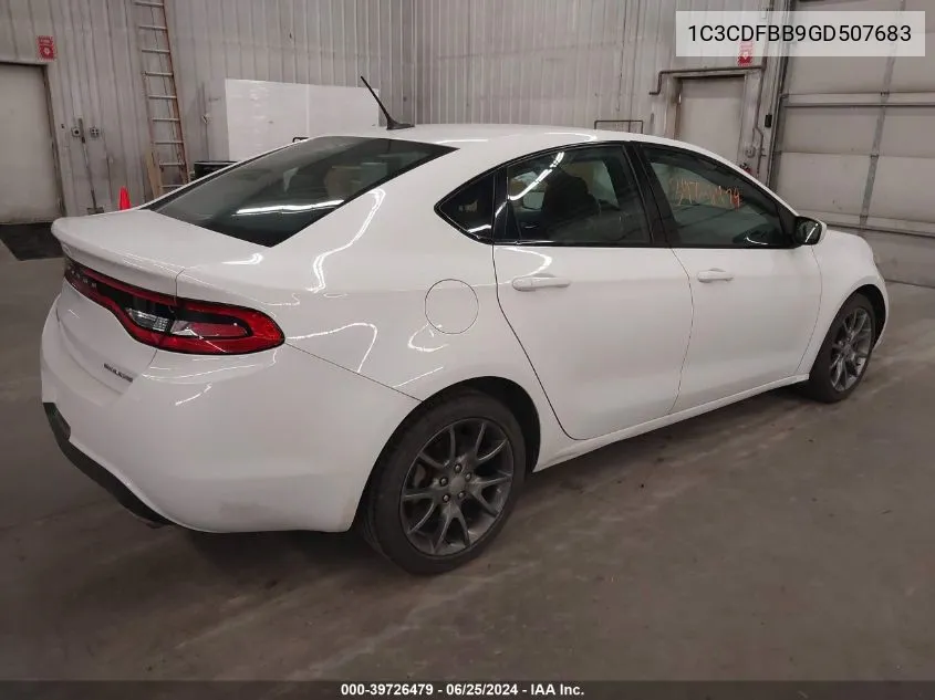 1C3CDFBB9GD507683 2016 Dodge Dart Sxt