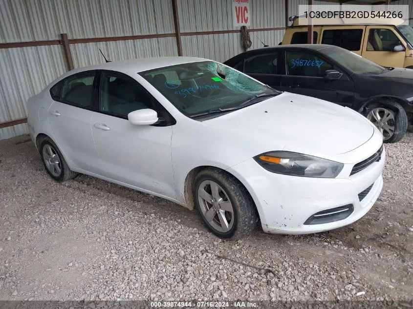 2016 Dodge Dart Sxt VIN: 1C3CDFBB2GD544266 Lot: 39874944