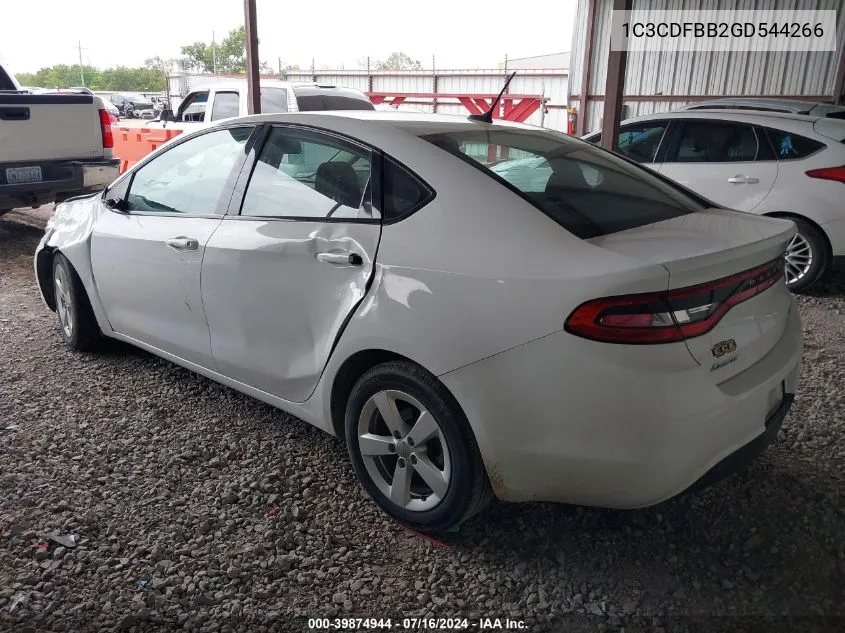 2016 Dodge Dart Sxt VIN: 1C3CDFBB2GD544266 Lot: 39874944