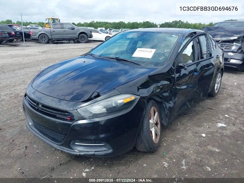 1C3CDFBB3GD694676 2016 Dodge Dart Sxt