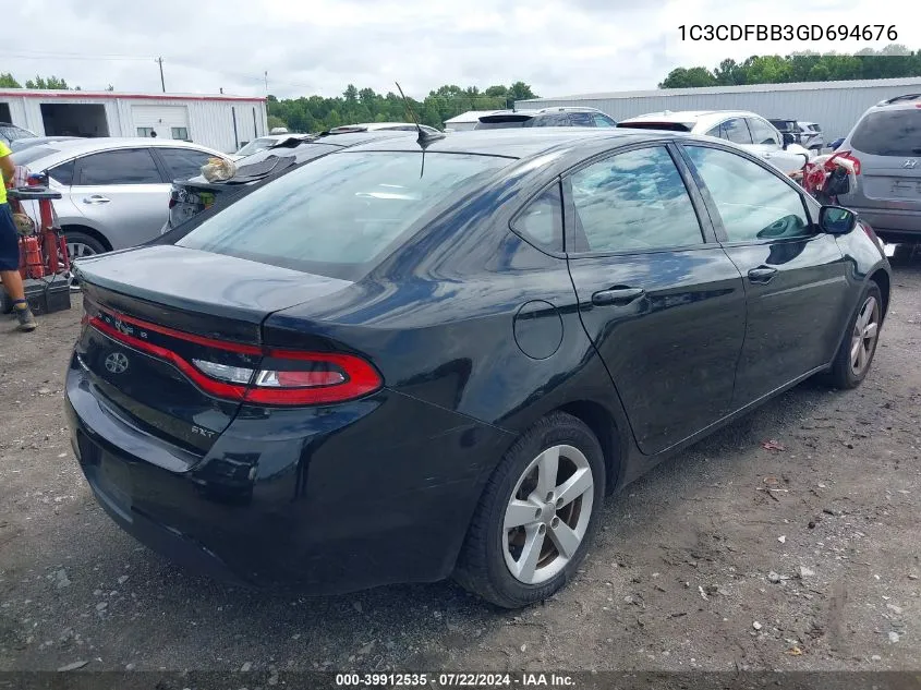 1C3CDFBB3GD694676 2016 Dodge Dart Sxt