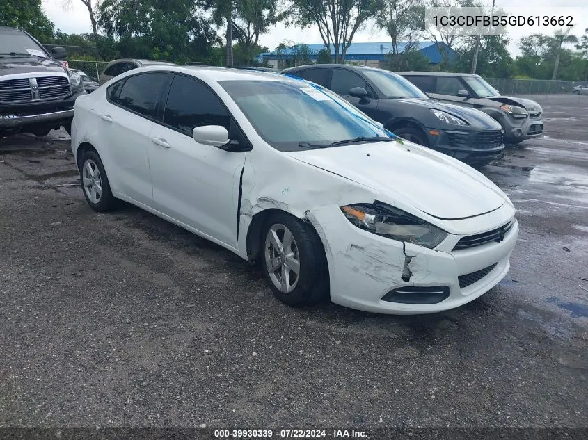 1C3CDFBB5GD613662 2016 Dodge Dart Sxt