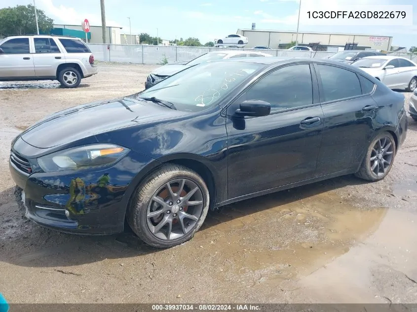 1C3CDFFA2GD822679 2016 Dodge Dart Sxt Sport Rallye