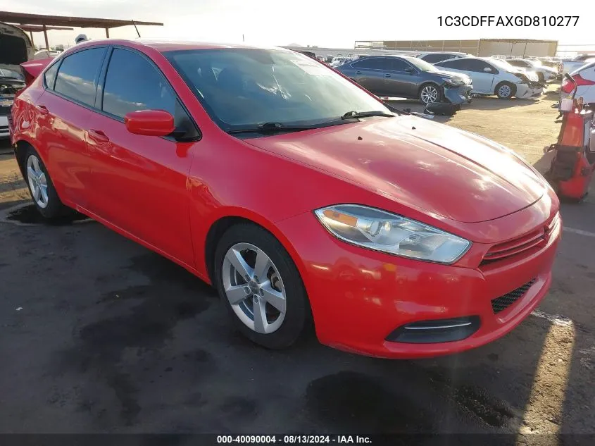 1C3CDFFAXGD810277 2016 Dodge Dart Sxt Sport