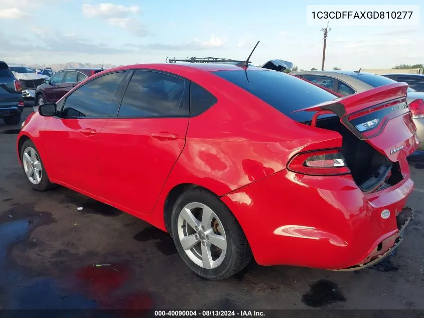 1C3CDFFAXGD810277 2016 Dodge Dart Sxt Sport