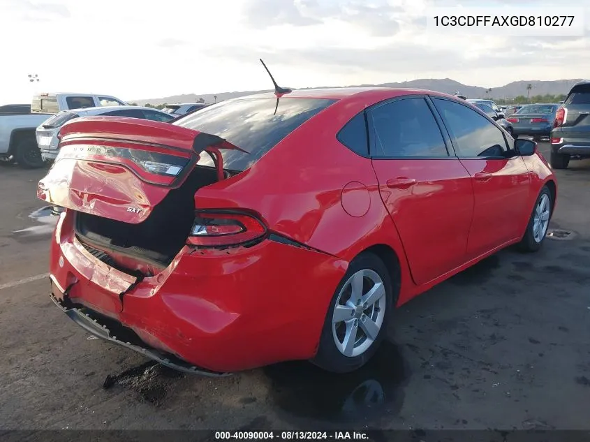 1C3CDFFAXGD810277 2016 Dodge Dart Sxt Sport