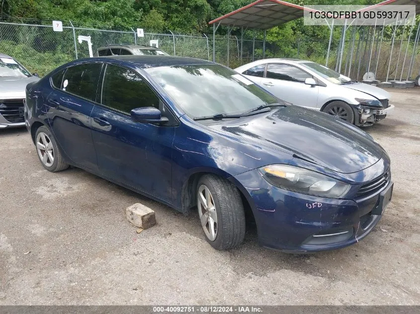 1C3CDFBB1GD593717 2016 Dodge Dart Sxt