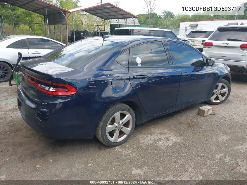 1C3CDFBB1GD593717 2016 Dodge Dart Sxt