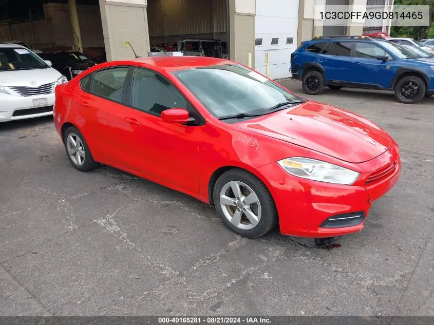 1C3CDFFA9GD814465 2016 Dodge Dart Sxt Sport