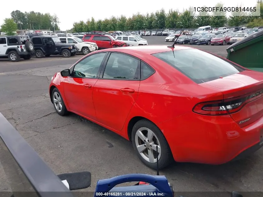 1C3CDFFA9GD814465 2016 Dodge Dart Sxt Sport