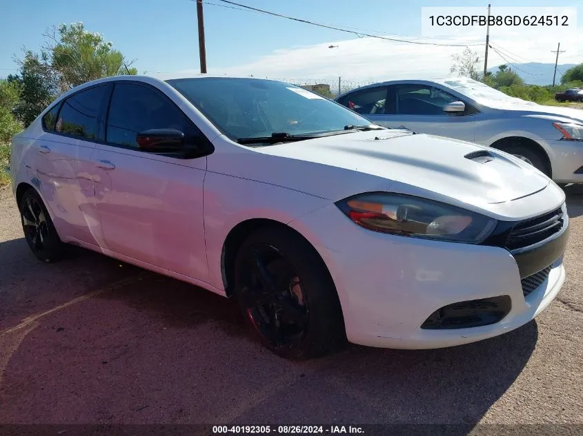 1C3CDFBB8GD624512 2016 Dodge Dart Sxt