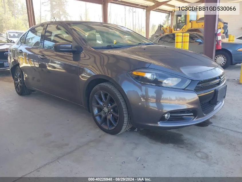 2016 Dodge Dart Sxt VIN: 1C3CDFBB1GD530066 Lot: 40225948