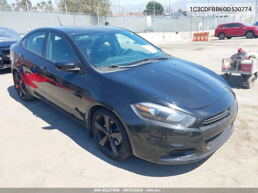 1C3CDFBB6GD530774 2016 Dodge Dart Sxt