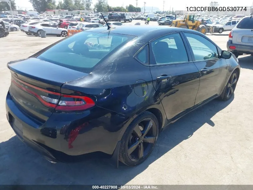 1C3CDFBB6GD530774 2016 Dodge Dart Sxt