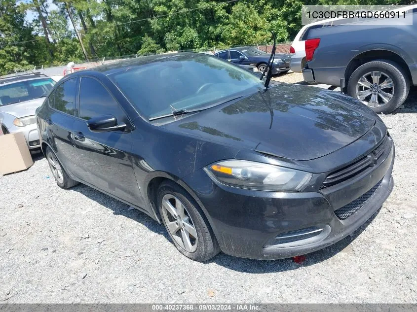 1C3CDFBB4GD660911 2016 Dodge Dart Sxt