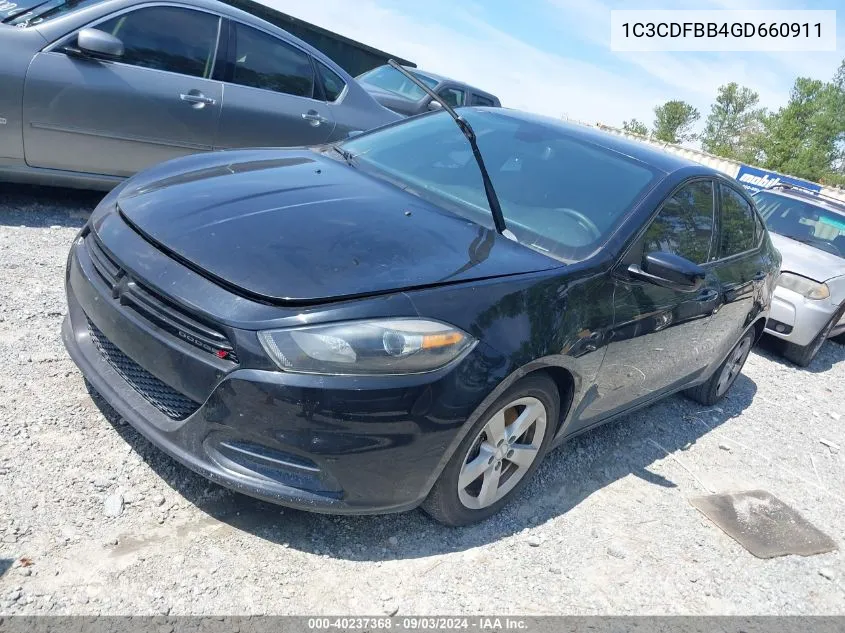 1C3CDFBB4GD660911 2016 Dodge Dart Sxt