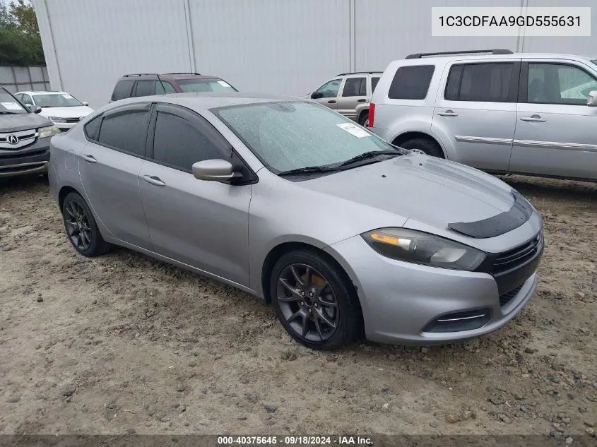 2016 Dodge Dart Se VIN: 1C3CDFAA9GD555631 Lot: 40375645