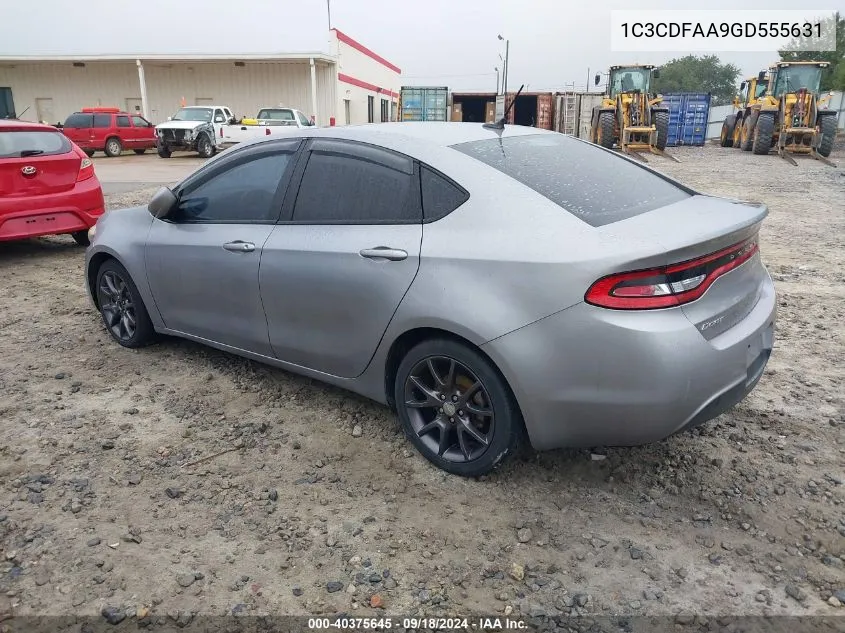 2016 Dodge Dart Se VIN: 1C3CDFAA9GD555631 Lot: 40375645