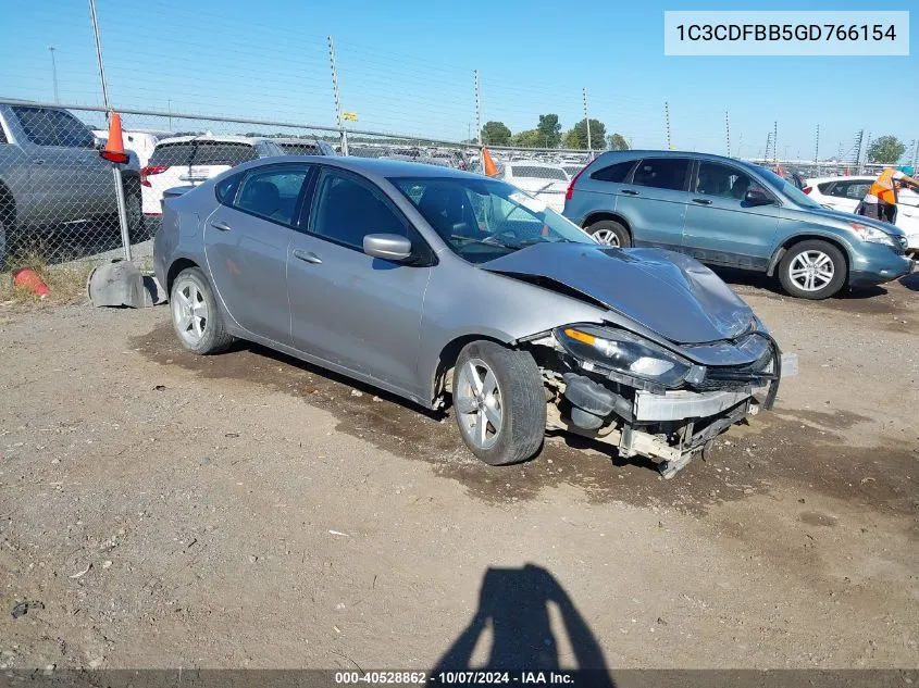 2016 Dodge Dart Sxt VIN: 1C3CDFBB5GD766154 Lot: 40528862