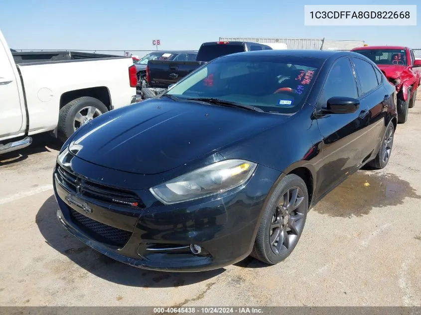 1C3CDFFA8GD822668 2016 Dodge Dart Sxt Sport Rallye