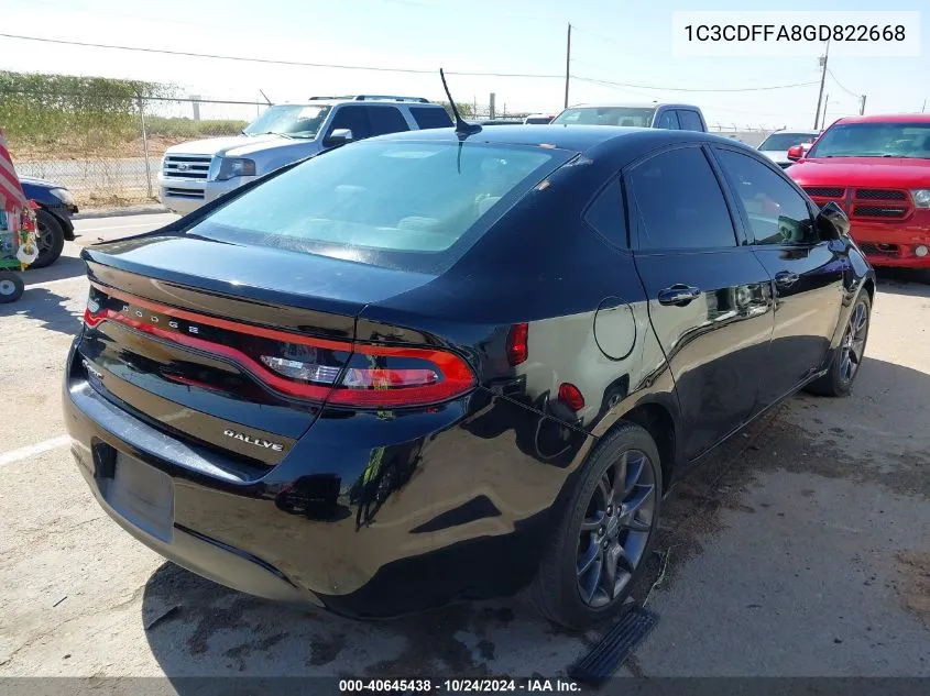 1C3CDFFA8GD822668 2016 Dodge Dart Sxt Sport Rallye