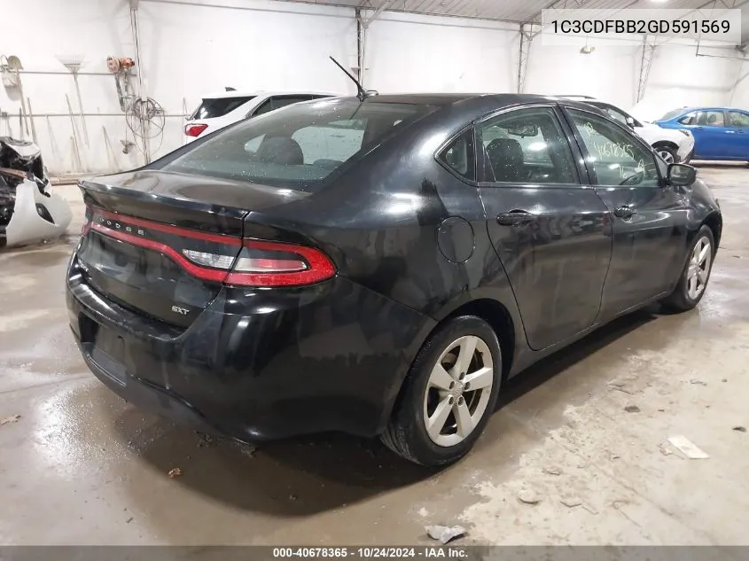 1C3CDFBB2GD591569 2016 Dodge Dart Sxt