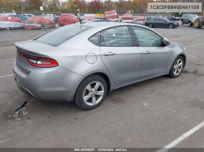 1C3CDFBB4GD661105 2016 Dodge Dart Sxt