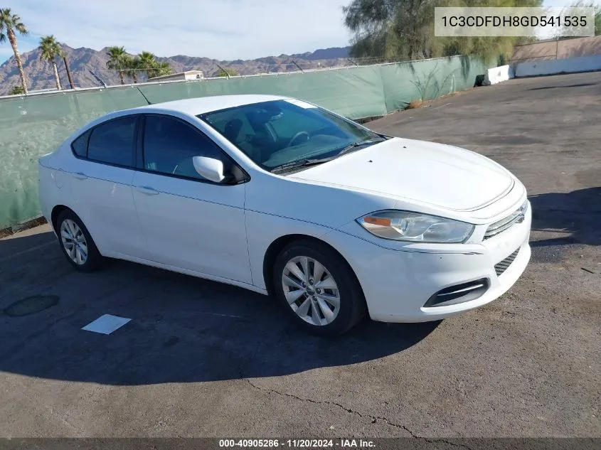 1C3CDFDH8GD541535 2016 Dodge Dart Aero