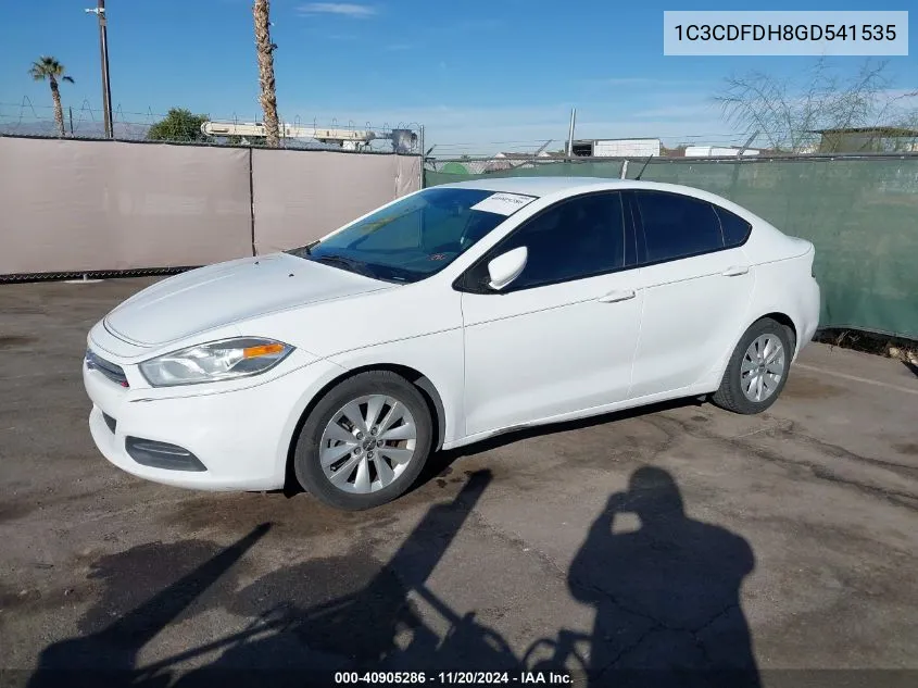 1C3CDFDH8GD541535 2016 Dodge Dart Aero