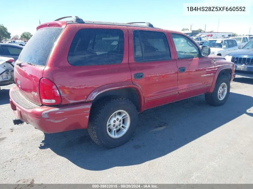 1B4HS28Z5XF660552 1999 Dodge Durango