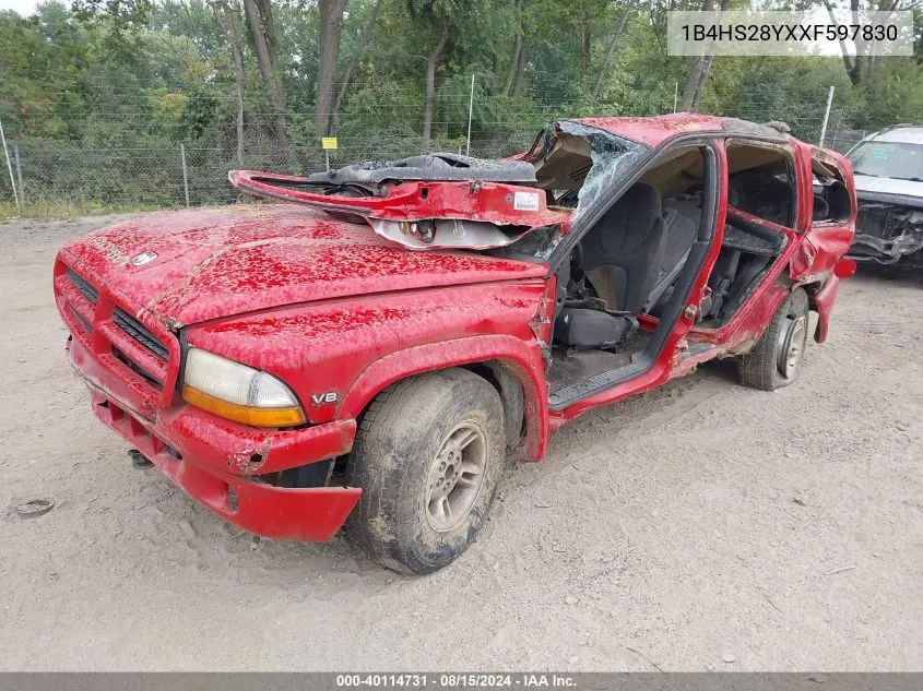 1B4HS28YXXF597830 1999 Dodge Durango