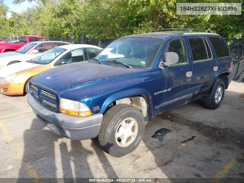 1999 Dodge Durango VIN: 1B4HS28Z7XF632896 Lot: 40362034