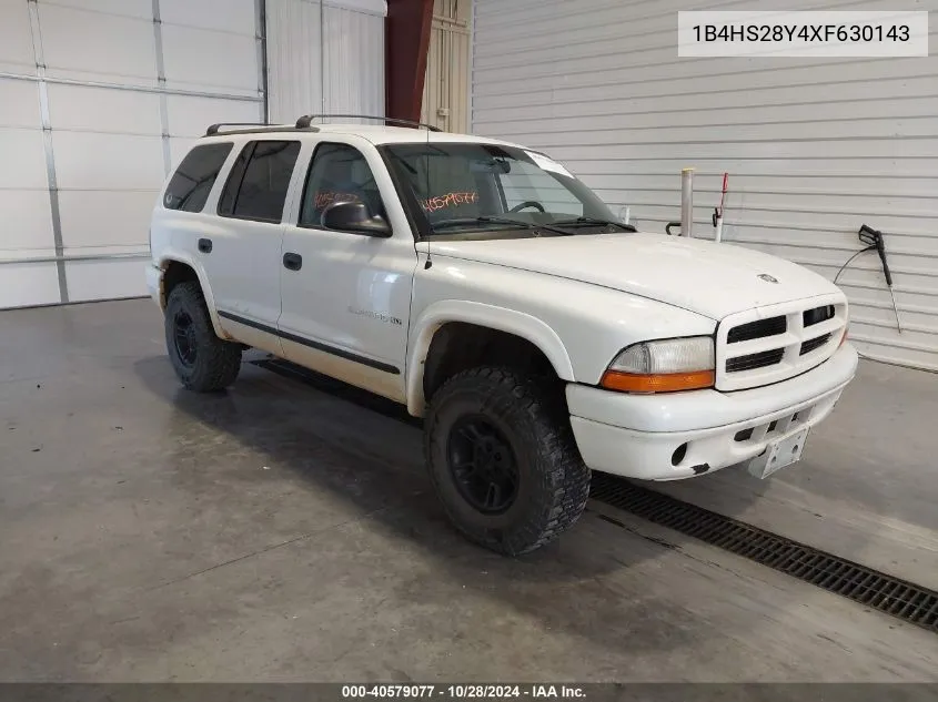 1B4HS28Y4XF630143 1999 Dodge Durango