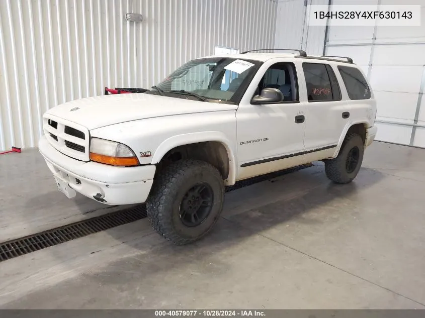 1B4HS28Y4XF630143 1999 Dodge Durango