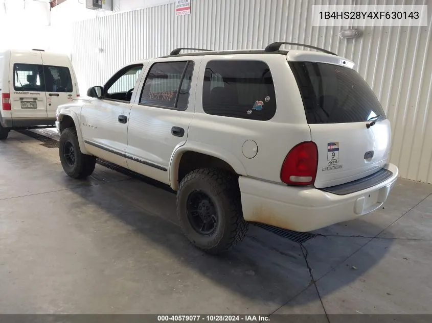 1B4HS28Y4XF630143 1999 Dodge Durango