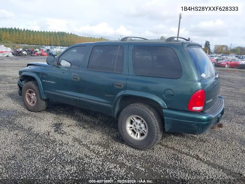 1999 Dodge Durango VIN: 1B4HS28YXXF628333 Lot: 40716907