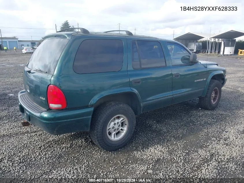 1999 Dodge Durango VIN: 1B4HS28YXXF628333 Lot: 40716907