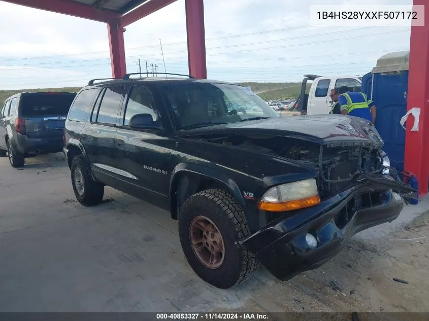 1999 Dodge Durango VIN: 1B4HS28YXXF507172 Lot: 40853327