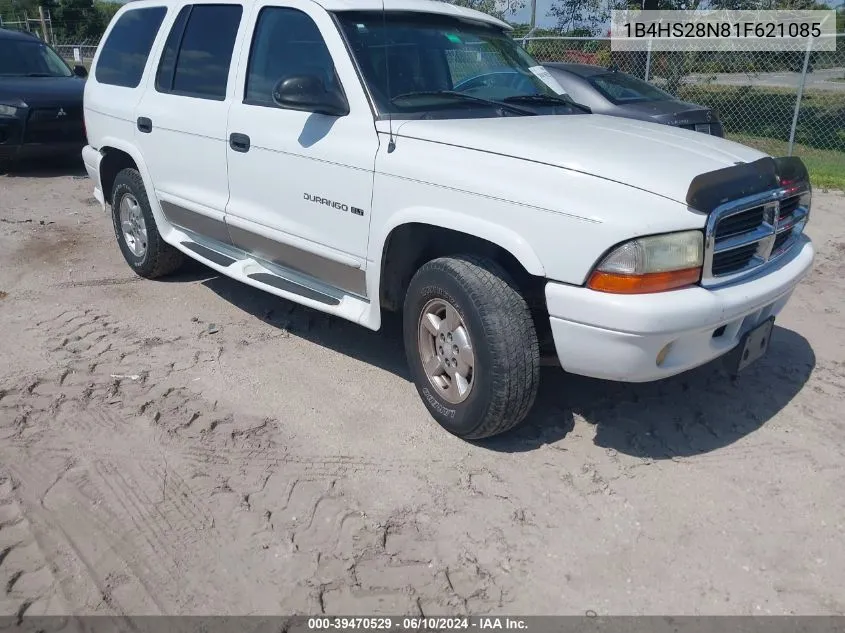 2001 Dodge Durango VIN: 1B4HS28N81F621085 Lot: 39470529